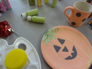 Halloween pottery
