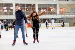 Skaters at the National Ice Centre