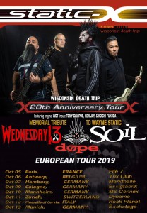 Static X Europe Poster
