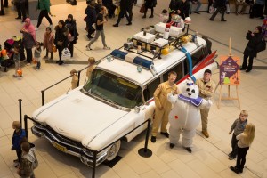 ECTO-1 and Ghostbusters - It's in Nottm Halloween Trail